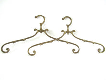 UpperDutch:Bride Hanger,1 (one) Brass Clothes Hanger, Clothes Hangers, Antique French Coat hanger, Wedding dress hanger.