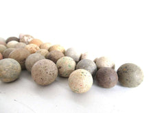 UpperDutch:,Set of 30 Antique Clay Marbles, Antique marbles.