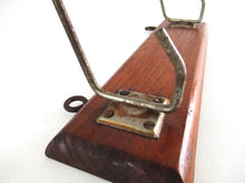 UpperDutch:Wall hook,Vintage Coat Rack metal hooks with red knobs.