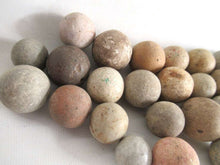 UpperDutch:,Set of 30 Antique Clay Marbles, Antique marbles.