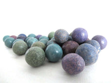 UpperDutch:,Clay Marbles, Set of 30 Antique Clay Marbles, Antique marbles.