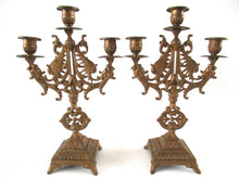 UpperDutch:Candelabra,Antique Candle Holders, Dragons, Phoenix.