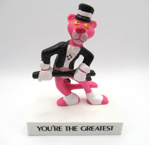 Pink Panther in Tuxedo, You're the Greatest' Pvc Figurine 1989 United Artists.