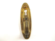 UpperDutch:Pull,Antique Keyhole cover, Drawer Handle, Old Key Hole Plate, Escutcheon.