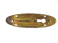 UpperDutch:Pull,Antique Keyhole cover, Drawer Handle, Old Key Hole Plate, Escutcheon.