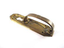 UpperDutch:Pull,Authentic Brass Antique Keyhole cover, Drawer Handle, Old Key Hole Plate, Escutcheon, Drop pull