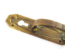 UpperDutch:Pull,Authentic Brass Antique Keyhole cover, Drawer Handle, Old Key Hole Plate, Escutcheon, Drop pull