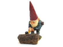 Garden Gnome with Axe, Lumberjack after a design by Rien Poortvliet, David the Gnome.