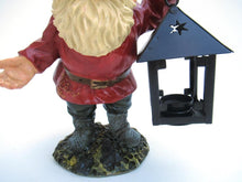 David the Gnome after a design by Rien Poortvliet, Collectible Gnome holding a lantern, Garden Gnome.