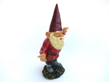 David the Gnome after a design by Rien Poortvliet, Collectible Gnome holding a lantern, Garden Gnome.