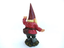 David the Gnome after a design by Rien Poortvliet, Collectible Gnome holding a lantern, Garden Gnome.