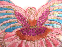 UpperDutch:,Fairy applique, 1930s embroidered applique. Vintage sewing supply, crazy quilt.