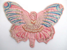 UpperDutch:,Fairy applique, 1930s embroidered applique. Vintage sewing supply, crazy quilt.
