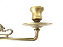 UpperDutch:Candelabra,Antique Solid Brass Victorian Piano Wall Sconces, Candle holders.