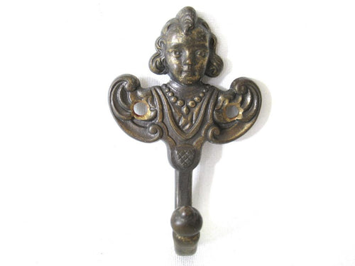 UpperDutch:Wall hook,Putti Coat Hook, Wall hook, Antique Angel Wall hook, cherub, kitchen hook, towel hook.