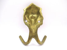Lion Head Coat hook Wall hook Solid Brass. Decorative animal storage solution, coat hanger