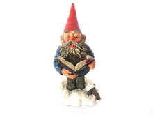 UpperDutch:Gnome,'Arthur' Reading, singing Gnome figurine. Classic gnomes series by AAAAAAA International Co. Ltd. Designed by Rien Poortvliet.