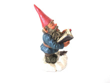 UpperDutch:Gnome,'Arthur' Reading, singing Gnome figurine. Classic gnomes series by AAAAAAA International Co. Ltd. Designed by Rien Poortvliet.