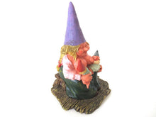 UpperDutch:Gnome,New born, Breastfeeding Gnome figurine after a design by Rien Poortvliet 'Catherine with baby's '. Twin gift