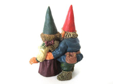 UpperDutch:Gnome,Classic Gnomes 'Richard and Rosemary' gnome figurine after a design by Rien Poortvliet.