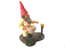 UpperDutch:Gnome,Classic Gnomes 'Michael' Gnome figurine after a design by Rien Poortvliet, Gnome with Flower.