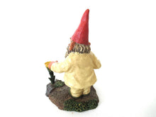 UpperDutch:Gnome,Classic Gnomes 'Michael' Gnome figurine after a design by Rien Poortvliet, Gnome with Flower.