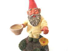 UpperDutch:Gnome,Classic Gnomes 'Michael' Gnome figurine after a design by Rien Poortvliet, Gnome with Flower.