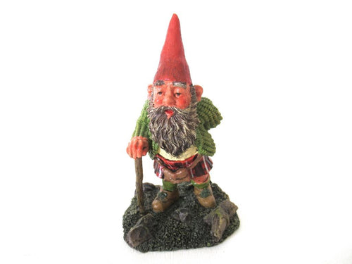 UpperDutch:Gnome,Classic Gnomes 'Scott' Gnome with Kilt after a design by Rien Poortvliet, scottish gnome.