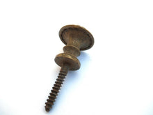 Antique Solid Brass Drawer knob, Floral Drawer Pull