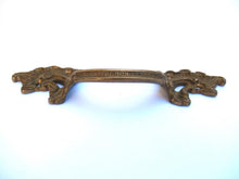 Vintage brass Drawer Pull, Cabinet hardware
