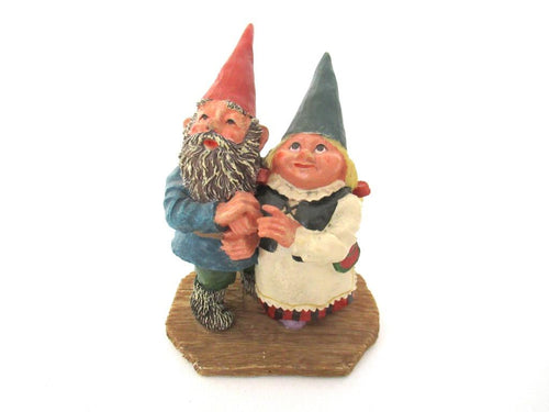 UpperDutch:Gnome,Classic Gnomes 'Looking to the Moon' Gnome figurine after a design by Rien Poortvliet.