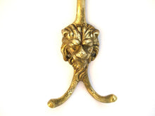 Lion Head Wall hook, Solid Brass Coat hook