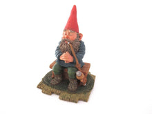 UpperDutch:Gnome,'Grandfather' Pipe smoking gnome figurine. Part of the Classic Gnomes & Friends series designed by Rien Poortvliet