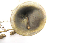 Solid Brass Hanging Door Bell. Entrance bell, Porch bell, monastery bell