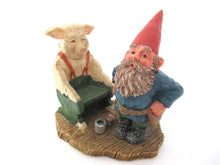 UpperDutch:Gnome,'Evert' Painting Gnome figurine. Classic gnomes series by AAAAAAA International Co. Ltd. Designed by Rien Poortvliet.