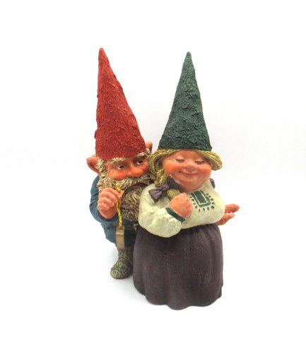 Richard and Rosemary, gnome figurine 1993 Rien Poortvliet gnome