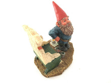 UpperDutch:Gnome,'Evert' Painting Gnome figurine. Classic gnomes series by AAAAAAA International Co. Ltd. Designed by Rien Poortvliet.