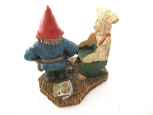 UpperDutch:Gnome,'Evert' Painting Gnome figurine. Classic gnomes series by AAAAAAA International Co. Ltd. Designed by Rien Poortvliet.
