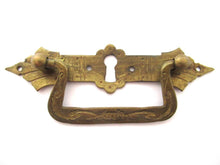 Brass Ornate Drawer Pull.