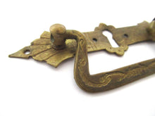 Brass Ornate Drawer Pull.