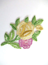 UpperDutch:,Flower applique 1930s vintage patch Sewing supply.