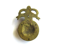 Antique Brass drawer drop pull.