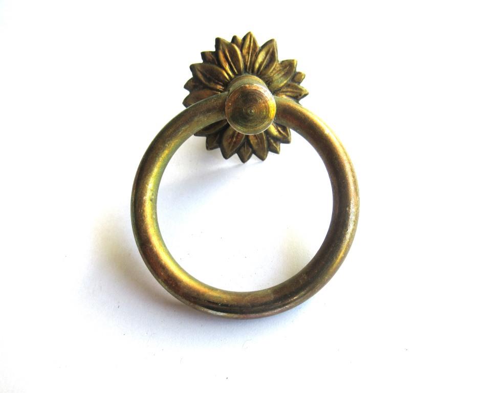 Brass Eastlake Ring Pull