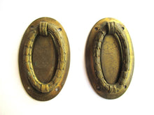 1 (ONE) Vintage Brass Drawer Pull.