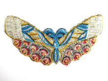 UpperDutch:,Butterfly applique 1930s Embroidery Vintage Patch Sewing Supply Crazy quilt.