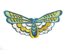 UpperDutch:,Butterfly applique 1930s Embroidery Vintage Patch Sewing Supply Crazy quilt.