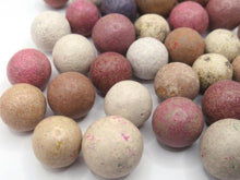 Set of 30 Antique Clay Marbles