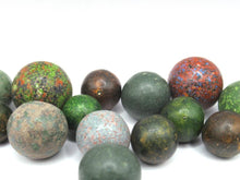 Set of 30 Antique Mixed Marbles