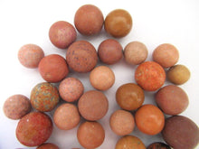 Set of 30 Antique Clay Marbles