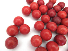 Antique Red Clay Marbles set of 30